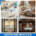 City Passenger Airplane Building Blocks Set with Plane,Airport, Terminal and Trailer Creative Building Model Toy Gift for Adults Aviation Lovers Idea