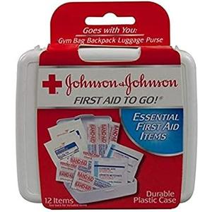 Set of 2 Pack, Johnson & Johnson First Aid to Go- Mini First Aid Kit
