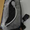 COMFIER Back Massager with Heat,Massage Chair Mat with Adjustable Lumbar Support,Seat Warmer Cushion with 8 Vibration Motors & 5 Modes & Bag,Office Chair Massage Pad for Recliner,Gifts for Mom Dad (Light Black)