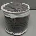 NAISI Waterproof Couch Cushion Covers Thick Velvet Fabric Washable Sofa Slipcovers 1 Piece Individual Sectional Couch Covers with Elastic Bottom(1 PC for Seat Cushion or Backrest,Grey)