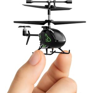 SYMA S100 Mini RC Helicopter with Gyro Stabilizer, Altitude Hold, 3.5 Channel, 5-7 Min Flight Time, Remote Control Helicopter Toy for Boys and Girls (Black)