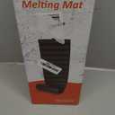 Heated Snow Melting Mats Outdoor,Anti-Slip Outdoor Winter Heated Mat for Walkways,3 in/h Speed Snow and Ice Melting Pads for Winter Backyards,Prevention Roof and Valley Ice Dam(10FTx13IN)