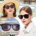 MARE AZZURO Sunglasses Readers for Women  (Black, 3.00)