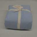 Laura Ashley Home - Queen Sheets, Cotton Flannel Bedding Set, Brushed for Extra Softness & Comfort (Blue, Queen) (King)