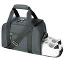 SeaRock 14 inch Small Gym Bag for Men & Women, Mini Duffle Bag with Shoe Compartment, Carry On Duffel Bag for Travel Sports, Dark Grey