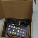 DS Rainbow RGB Fan LED Sync Controller with Magnet Back Design kit Only for DS Fans, Support to 6Pin Fans and 4Pin ds LED Device (with 21key RF Remote, SATA Power Cable, 4th Gen, A D E Series)