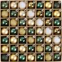 DecorbyHannah St. Patricks Day Christmas Ornaments, 49ct 1.18inches Emerald Green Gold Mini Tree Ornaments, Shatterproof Plastic Ball Set for St. Patrick's Day, Spring Irish Holiday Decor