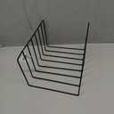 Vinyl Record Storage Holder Stand – Vinyl Coated Metal Wire Rack Holds