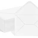 A7 Envelopes 200 Pack White Envelopes 5x7 V Flap, Suitable for 5x7 Photos, Cards, Weddings, Invitations, Announcements, Baby Gifts 5.25 "x 7.25" (White) (200)