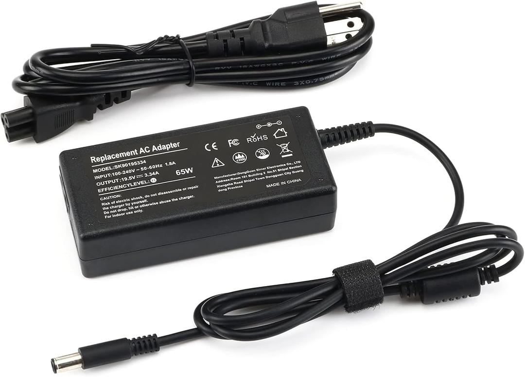 65W Laptop Charger 7.4mm Compatible with Dell Latitude 3190 5280 5480 5580 7280 7300 7400 E5250 E5450 E5550 E6230 E6430 Chromebook 11 3180 Precision 3550 3540 AC Adapter