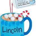 Hot Cocoa Thumbprint Ornament Craft Kits - Crafts for Kids and Fun Home Activities - Makes 12