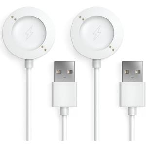 TUSITA Rapid Charger Compatible with Fossil Gen 6, Michael Kors Gen 6 Touchscreen Smart Watch FTW0006 MKT0003-1M (2-Pack)