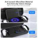 CoBak Hard Carrying Shell Case for PlayStation Portal Remote Player -with Screen Protective Cover, Accessories Storage Bag & Hard Shell for Ultimate Protection. (Black)