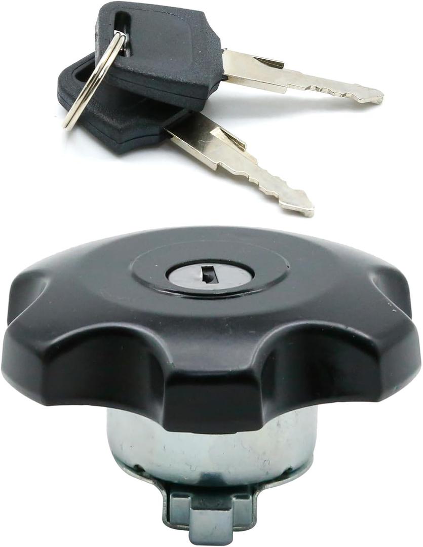 Locking Gas Cap Fuel Tank Cap Replacement for Suzuki DR-Z400S Z400SM (E03/E28) 2005-2022, for RV125 VAN VAN 2003-2010, for DR200S 2015-2020, Replaces 44200-29820 44200-29821