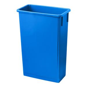PRO&Family Slim Tall Trash Can Tall Skinny Trash Can Thin Trash Can Bar Trash Can Garbage Can Tall (Dark Blue, 23 Gallon)