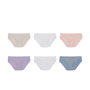 Hanes Women's Organic Cotton Panties Pack, ComfortSoft Underwear, 6-Pack (Colors May Vary) 9