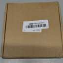 4Pcs 1.5 Inch Heavy Duty Caster Wheels Swivel Casters with Brake and M8 Threaded Stem, Loading 50kg/110lbs Black Rubber