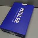 MIULEE Set of 2 Waffle Bathroom Rugs, Boho Bath Rugs Non Slip Washable, Super Absorbent Bath Mats, Ultra Soft Rubber Backed Shower Mats for Bathroom Floor, Tub and Shower, Light Grey, 17"x24"+18"x30"