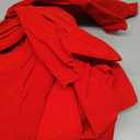 Extra Large Christmas Front Door Bow Decorations 27 x 78 Inch Giant Velvet Christmas Tree Topper Bow with Long Streamers Wreath Wall Decor for Home Xmas Room Holiday Porch (Red)