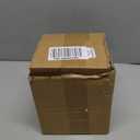 LEETOYI Porcelain Food Storage Containers with Lid, Small Size Design & Saves Space, 4.5 Inch White, Labeled Coffee