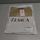 ZESICA Women's Long Sleeve Shirts 2025 Fall Fashion Square Neck Slim Fit Basic Going Out Tops Trendy Outfits Khaki Small