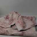 Washable Rugs 5x7 Area Rugs for Living Room,Bedroom,Dining Room- Ultra Soft Faux Wool Nursery Rug for Baby Girl,Neutral Light Pink Low Pile Vintage Carpets for Dorm Kids Playroom,Non Slip, Pink/White 