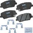 Bendix Priority1 CFC1432 Ceramic Front Brake Pads for Hyundai Azera 2017-2012,Creta 2020-2018,Santa Fe 2012-2010,Santa Fe Sport 2018-2013,Santa Fe XL 2014-2013,Kia Rondo 2017-2014,Sorento 2020-2011
