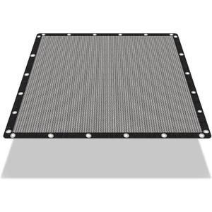 90% Shade Cloth Sun Shade Fabric for Patio Garden Pergola Shade Cover Canopy with Gromments (Grey, 10X10 FT)