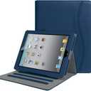 Fintie Case for iPad 2/iPad 3/iPad 4 - [Corner Protector] Multi-angle Viewing Folio Stand Cover Case with Document Cover, Car Sleep/Wake Function Navy Blue