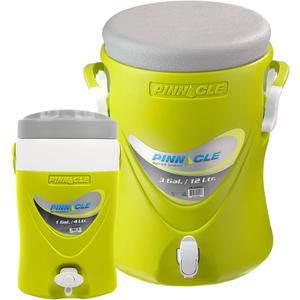 3-Gallon Water Cooler and 1-Gallon Water Jug Set – Insulated Beverage Cooler Dispenser with Pull Tap Spout – Leakproof Sports Water Jug with Drinking Spout – Jug Water Bottle for Camping, Outdoor