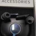 A10 Pro Wireless Earbuds, Bluetooth Headphones HiFi Stereo 50H Playback LED Digital Display Ear Buds with 10 Meter Bluetooth Connection, IPX7 Waterproof Earphones for Gym/ Running/ Work - Black