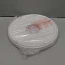 Molded Nylon Ceiling Medallion for Light Fixtures and Ceiling Fans 13"OD x 4"ID x 1-1/8"P (Fits Canopies up to 10-1/4") White