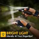 PARIGO Fathers Day Dad Gifts from Daughter Wife Son, Lights Finger LED Flashlight Gloves for Men, Grandpa Father Day Gifts for Husband Papa, Cool Suff Camping Gadgets Fishing Tools Gifts for Men Him
