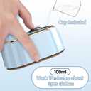 Travel Steamer Iron for Clothes Mini - Portable Ironing Machine Travel Small Size Portable Steamer Travel College Dorm Home Essentials (SkyBlue)