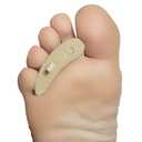 Steins Hammer Toe Crest Cushion and Buttress Pad Reduces Pressure from Calluses and Hammer Toes, Medium Right, Beige, 3 Count