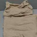 Oparhlei Dining Room Chair Covers - Stretch Jacquard Upholstered Parson Chair Slipcover Set of 4, Removable Washable Chair Seat Protector for Dining Room, Kitchen, Restaurant, Banquet, Khaki