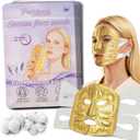 Full Face Steam Mask, Disposable Self-Heating Facial Warm Compress, Gentle Cotton Mask for Deep Pore Cleansing & Skincare Absorption, Portable for Travel, Gifts for Women (10 Pack)