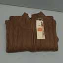 Dokotoo Women's Sweaters 2025 Fall Winter Quarter Zip Casual Ribbed Cable Knit Pullover (M, Desert Palm)