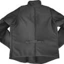 LEONARK Black 350N Light Hema Sparring Jacket Double Fastening Overlays for HEMA Longsword Rapier Sabre Armoury (Black), S