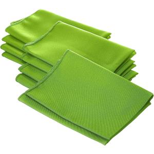 LA Linen 2Pack Poly Poplin Napkin, Soft Cloth Napkins, Washable Reusable Napkins, Stain and Wrinkle Resistance Table Napkins for Dinner, Wedding, Parties, 60"×120"