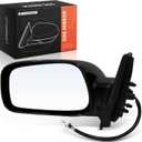 A-Premium Left Driver Side Power Door Mirror - Compatible with Toyota Corolla 2003 2004 2005 2006 2007 2008 - Non-Heated Non-Folding Black Outside Rear View Mirror - Replace# 8794002380