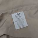 Wrap Around Dust Ruffle Bed Skirt - Cream - for Queen Size Beds with 15 in. Drop  Easy Fit Elastic Strap - Pleated Bedskirt with Brushed Fabric - Wrinkle Free, Machine Wash - by CGK Linens