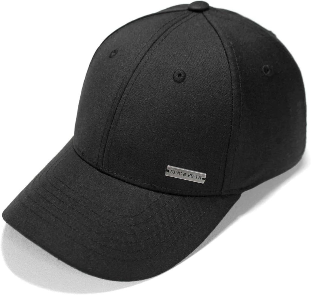Fashion Baseball Hats for Men by King & Fifth | The Senna Baseball Cap with Low Profile & Menswear Fabric + Baseball Caps (X-Small) Fashion Baseball Hats for Men by King & Fifth | The Senna Baseball Cap with Low Profile & Menswear Fabric + Baseball Caps (X-Small)