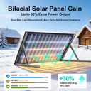 200W Solar Panel N-Type 25.6% Efficiency PV Module for 12V/24V