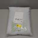 NICETOWN 2 Panels Outdoor Curtains Waterproof Pocket & Back Tab on Top & Bottom, Thermal Insulated Windproof Sun Blocking Outside Privacy Drapes for Patio with Fixed Rope, W84 x L84, Greyish White