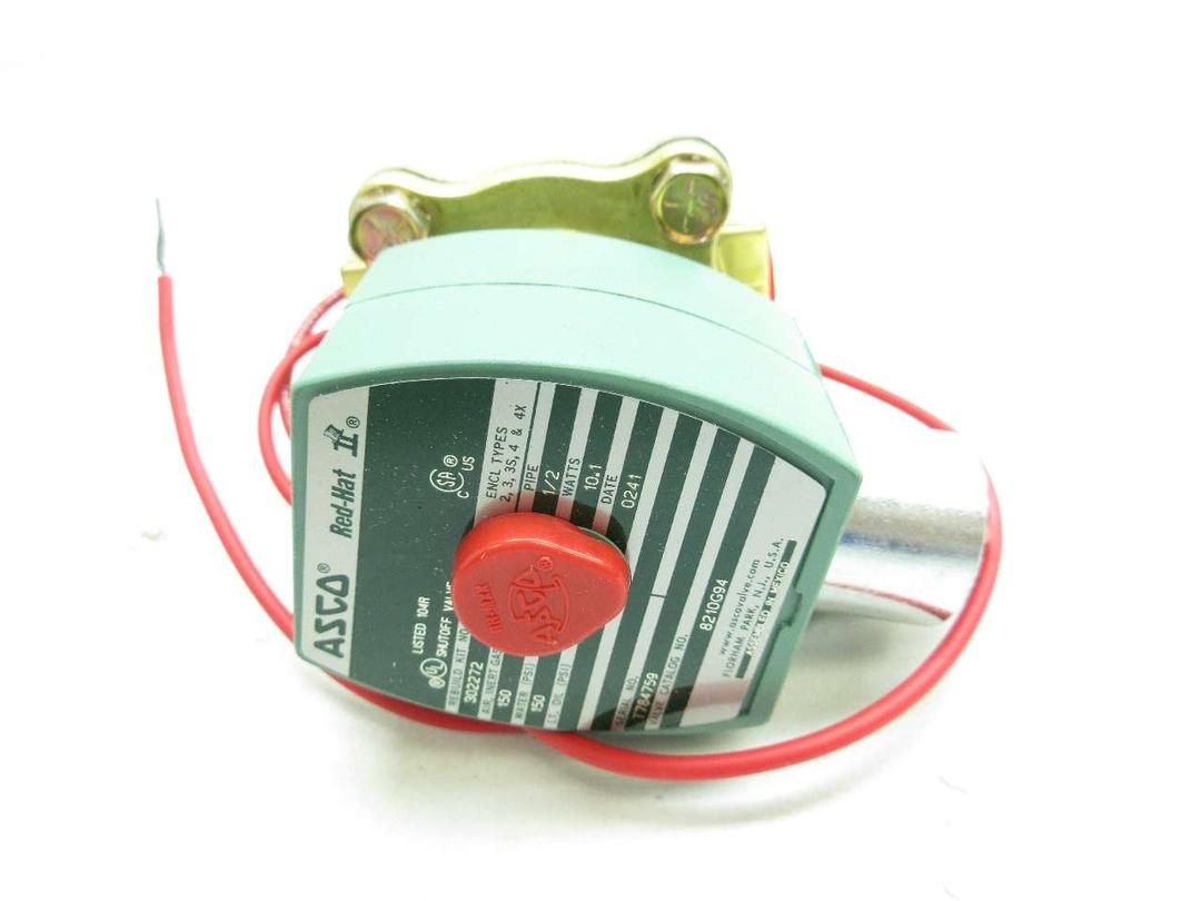 ASCO 8210G94 RED-HAT II 120V-AC 1/2 in NPT Solenoid Valve D512578