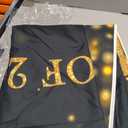 Class of 2026 Backdrop Black Gold Glitter Bokeh Graduation Party Background 2026 Congrats Grad Prom Party Cake Table Decoration Photo Booth Props (10x7ft)