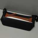 Itzy Ritzy Adjustable Stroller Caddy and Organizer Bag Featuring Front Zippered Pocket, 2 Built-In Interior Pockets & Adjustable Straps to Fit Nearly Any Stroller (Coffee and Cream)