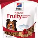 Hill's Natural Fruity Crunchy Snacks, All Life Stages, Great Taste, Dog Treats, Cranberries & Oatmeal , 8 oz Bag (8 Ounce (Pack of 1))