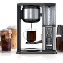 Ninja Specialty Coffee Maker, Hot & Iced Coffee, 6 Brew Styles, 8 Sizes, Small Cup to Travel Mug, 10-Cup Carafe, Fold-Away Frother, Permanent Filter, Removable Reservoir, Black, CM401
